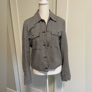 vintage houndstooth jacket